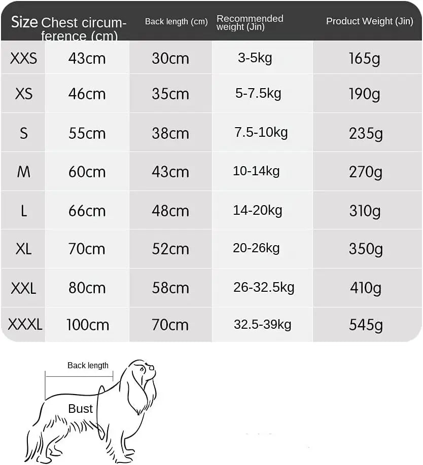 Cozy Polyester Dog Onesie with Safe Zipper Anti-Shedding Warm Pajamas with Feet Comfortable Jumpsuit for Small To Large Breeds