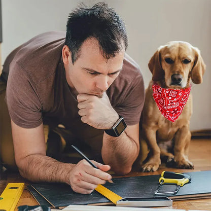 Adjustable Pet Puppy Cat Scarf For Cat Small Medium Large Dogs Bandana Collar Birthday Party Dress Up Pet Accessories