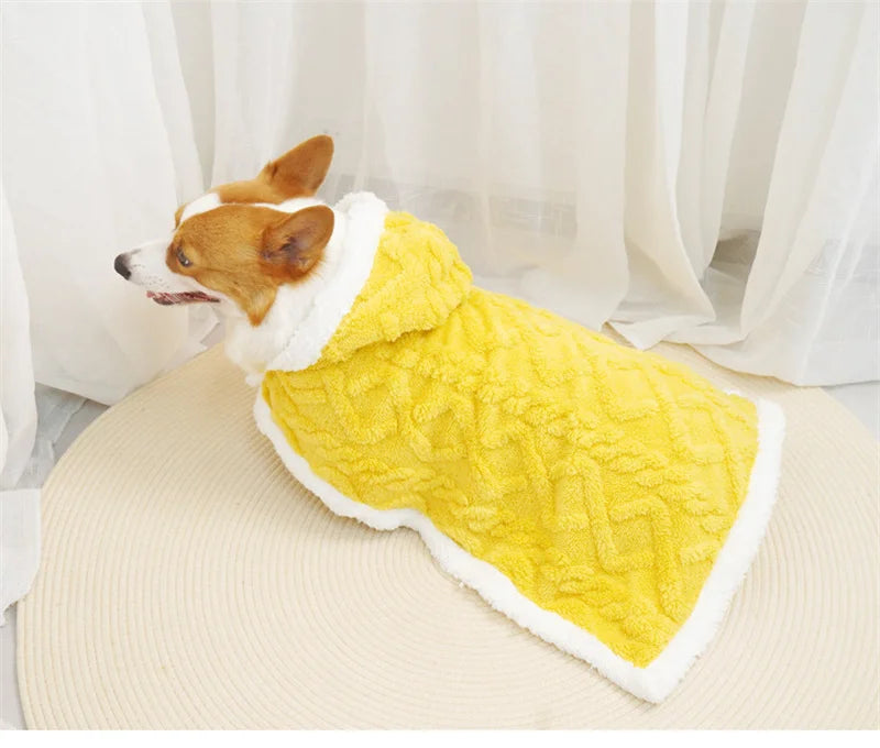 Tafu Velvet Autumn Winter Warm Pet Dog Blanket Soft Thicken Wearable Cat Blanket Flannel Fleece Comfortable Sleeping Blankets