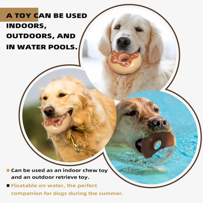 Dog Chew Toys for Aggressive Chewers, Indestructible Tough Squeaky Mental Stimulation Teeth Grinding Interactive Dog Chew Toys