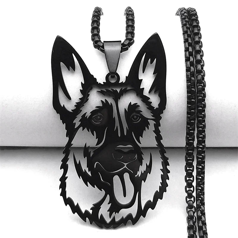 Sweet French Bulldog Chain For Women Men Stainless Steel Silver Color Animal Puppy Pug Dog Lovely Pendant Necklace Jewelry