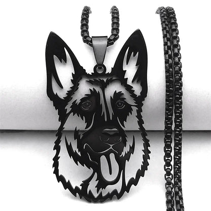 Sweet French Bulldog Chain For Women Men Stainless Steel Silver Color Animal Puppy Pug Dog Lovely Pendant Necklace Jewelry