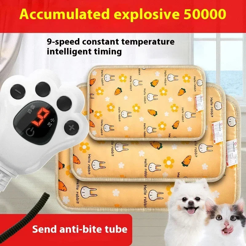 40x60cm Pet Electric Blanket Heating Pad Dog Waterproof Blanket Cats Dogs Electric Blanket Cat Small Heating Pads Pet Products