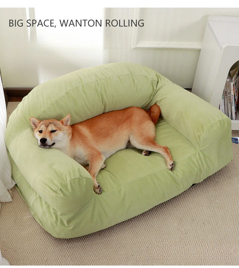 Cozy Deep Sleep Pet Bed with Removable and Washable Cover - Large Cat and Dog Mattress for Winter Warmth - All Year Round Use