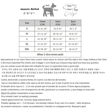 Winter Fleece Dog Jumpsuit Onesie For Small Dogs Shih Tzu Yorkie Pet Clothing Puppy Pajamas Costumes Overalls Outfit Pyjamas XXL