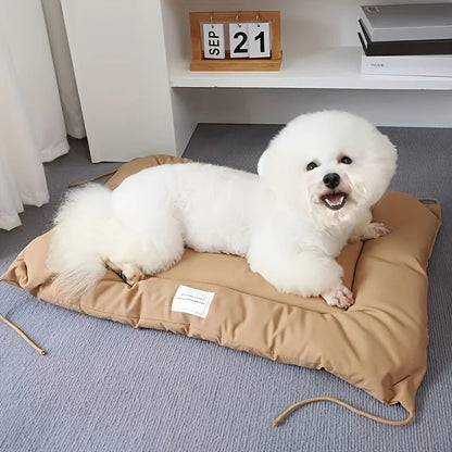 Cozy & Durable Pet Bed for Small to Medium Dogs and Cats Soft Durable Polyester Easy to Clean Store Four Corners for Easy Tying