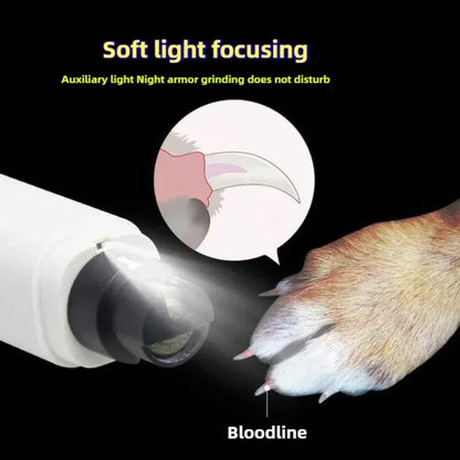 Electric Pet Nail Clipper USB Charging for Dogs Cats Portable Safe Nail Grinder for Small Medium Large Puppies  Kittens Grooming