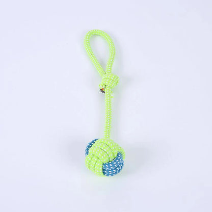 4PCS Pet Supplies Bite-Resistant Cotton Rope Toy Cat And Dog Teeth Cleaning Knot Ball Toy Set