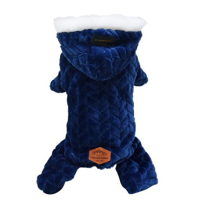 Winter Warm Pet Dog Jumpsuit Windproof Dog Clothes for Small Dogs Chihuahua Jacket Yorkie Costumes Shih Tzu Coat Poodle Outfits