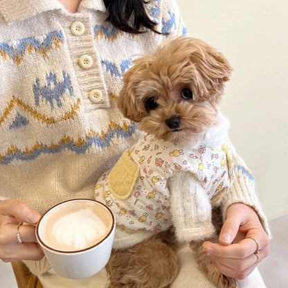 Pet cotton coat - Dog clothes - Small dog - Cat cotton jacket