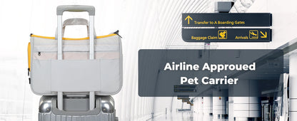 Pet Travel Carrying Bag Crossbody Bag Portable Puppy Pet Bag Handbag with Adjustable Shoulder Strap Small Pet Supplies