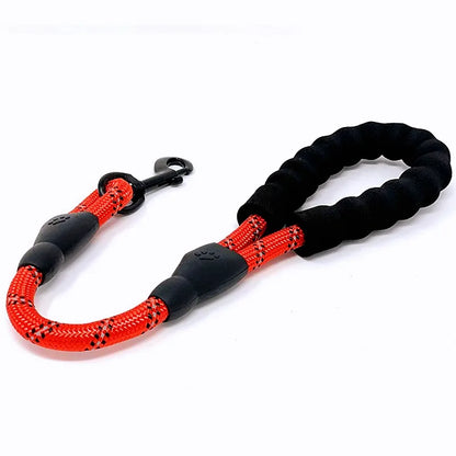 the POWERGRIP SHORT LEASH - Dog Leash, Short Leashes for Large Dog, Walking Reflective Dogs Leash, Comfortable Handle Pet Chain Rope, Dogs Leashes, Pet Supplies