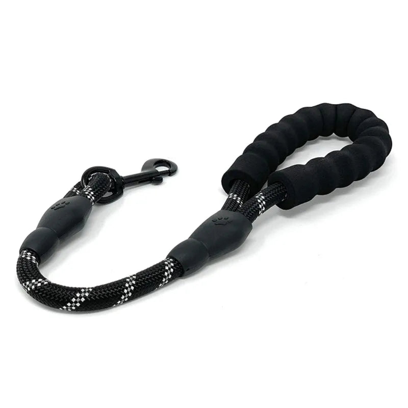 the POWERGRIP SHORT LEASH - Dog Leash, Short Leashes for Large Dog, Walking Reflective Dogs Leash, Comfortable Handle Pet Chain Rope, Dogs Leashes, Pet Supplies