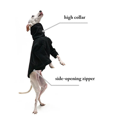 Italian Greyhound Clothes Reversible Lamb Velvet Whippet Clothes Winter Warm Jacket Greyhound Clothes Dog Coat Ropa Para Perros