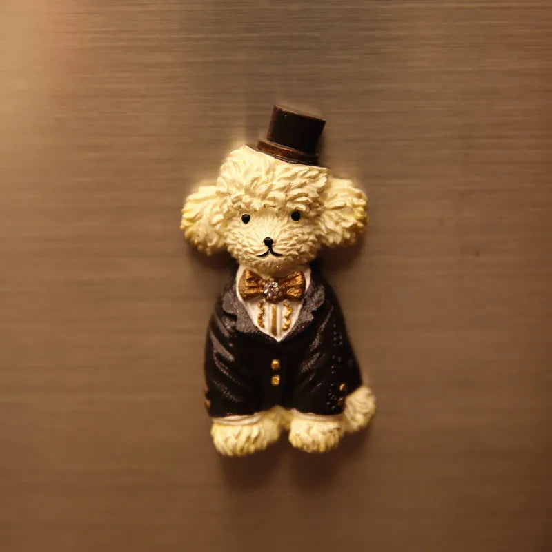 Cowboy Dog Creative Refrigerator Sticker Little Angel Magnet Sticker Gift Gift Wedding