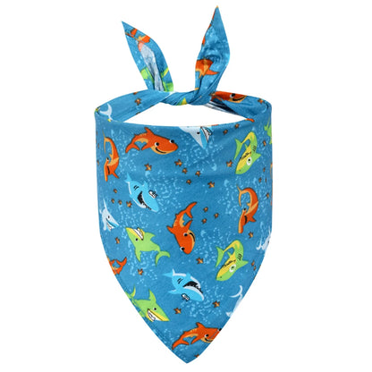 Sucado Dog Bandana Fruit Floral Spring Washable Soft Doggy Scarf Kerchief Summer Adjustable for Small Medium Large Dogs Pets