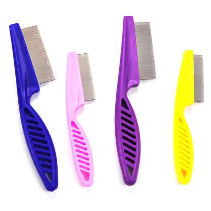 the FLEA REMOVER COMB - Gentle Nits Flea Eggs Remover Brush for Small Dog, Fine Toothed Pet Puppy Eye/Belly Comb, Untangling Cat Hairs Product