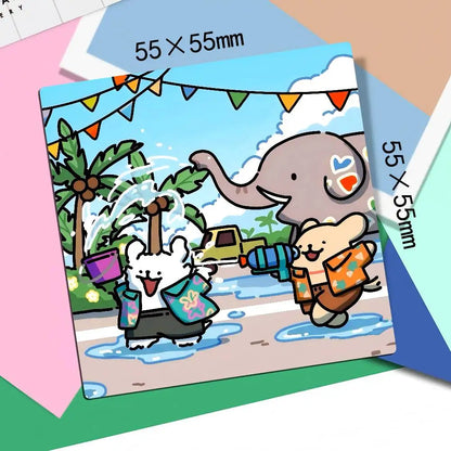 Cute Line Puppies Maltese &Golden Pattern Refrigerator Magnets Personalized Photo Refrigerator Magnets Photo