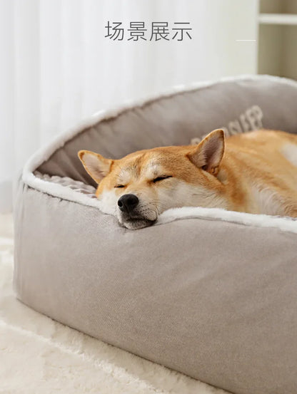 Autumn and Winter Kennel for Medium and Large Dogs, Large Kennel, Warm and Thickened Mat, Cat Sleeping Mat Pet Cat Nest