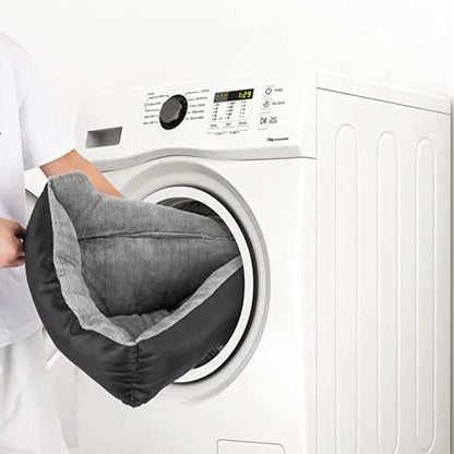 Large Dog Bed Square Plush Cat Nest Kennel All Season Washable Dog Sofa Waterproof Mattress Cat Bed for Medium Dogs Accessories