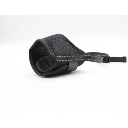 the ANTI-BITE DOG MUZZLE - Soft Air Mesh Dog Muzzle for Small, Medium & Large Dogs – Anti-Bite, Anti-Bark, Anti-Chew, Breathable, Drinkable & Adjustable