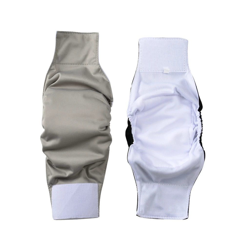 3 Pack Washable Male Dog Diaper Pet Sanitary Panties For Small Medium Dogs Adjustable Nappy Belly Band Wrap Diapers Pug Supp;ies