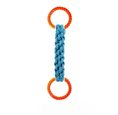 Hand woven pet dog toys for teeth cleaning and chewing pleasure Biting rope dog toys are sturdy bite resistant stress relieving