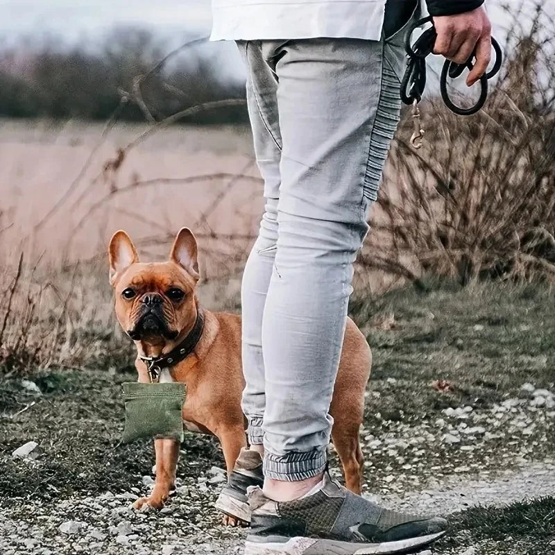 the SNACK BAG - Dog Training Snack Bag, Outdoor Travel Dog Food Storage Container, Treat Pouch Portable Food Dispenser Bag, Durable Pet Accessories