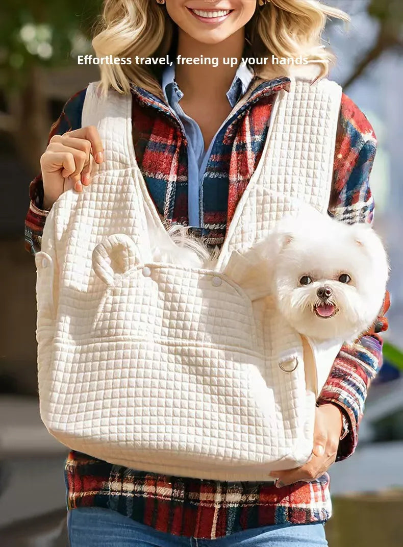 2025 best-selling dog bag - suitable for all seasons. Dog and cat outdoor bag with large capacity, breathable and comfortable.