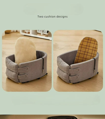 Dog Car Seat Bed Car Central Dog Car Seat Bed Portable Dog Carrier for Small Dogs Cats Safety Travel Bag Dog Accessories