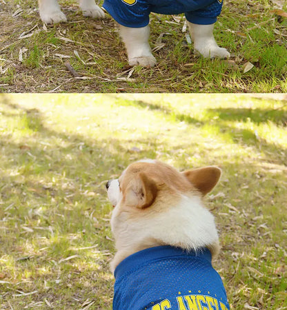 Summer Pet Dog Cooling Vest Fashion Soft Clothing Summer Casual Shirts Small Medium Large Dogs Puppy French Bulldog Pet Clothes