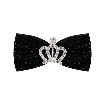 10PCS Glitter Dogs Bow Hairpin Puppy Crown Bow Clips for Dog Queen Cat Dog Hair Clip Dog Hair Accessories Pet Supplies