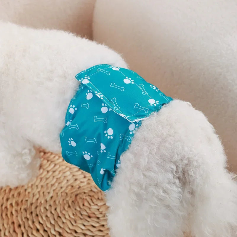 Washable Male Dog Physiological Pants Reusable Sanitary Underwear Belly Wrap Band Cotton Diaper For Large Small Medium Dog