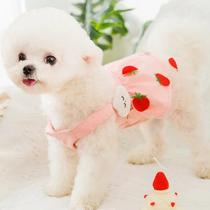 Dog Princess Dress Cute Pet Dog Mesh Dress Kitten Puppy Pet Skirt Dog Summer Dress Bow Lace Korean Poodle Chihuahua Dog Clothes
