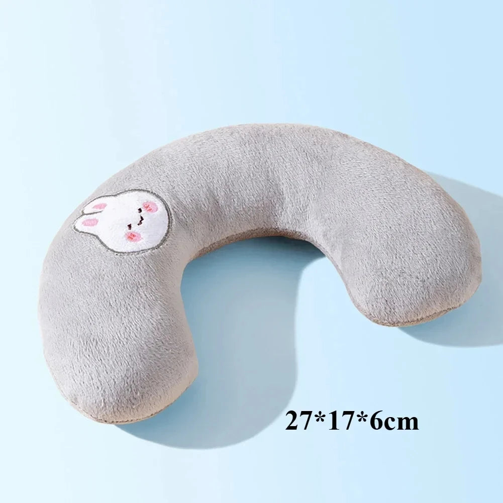Cute Pet Little Pillow U-Shaped Neck Protector Deep Sleep for Puppy Kitten Pillow Dog Cat Headrest Sleeping Pillow Pet Supplies