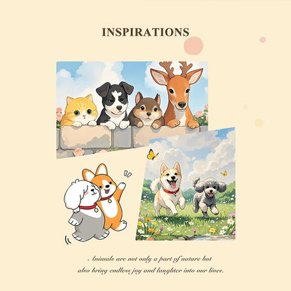 WOSTU 925 Sterling Silver Pet Dog Charm Pomeranian Pendant Yorkshire Terrier Locket Cute Original Fit for Women Bracelet DIY