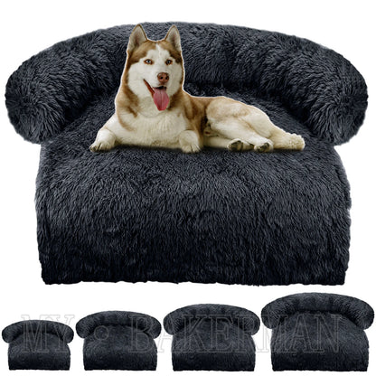 Washable blanket Sofa cover Large dog bed Sofa plush dog pet House sofa cushion plush warm kennel pet cat puppy cushion