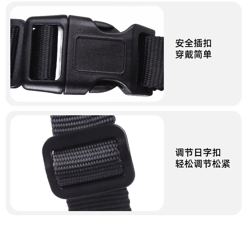 the MUZZLE STRAP - Dog Muzzle for Large/Medium Dogs – Anti-Bite, Anti-Bark Adjustable Pet Mouth Mask with Leash Loop, Training Walking Nylon Muzzle