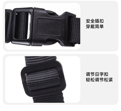 the MUZZLE STRAP - Dog Muzzle for Large/Medium Dogs – Anti-Bite, Anti-Bark Adjustable Pet Mouth Mask with Leash Loop, Training Walking Nylon Muzzle