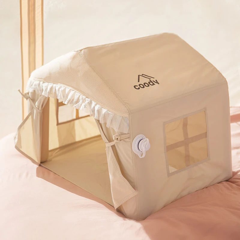 Outdoor Camping Pet Tent Waterproof Breathable Warm Inflatable Portable Small and Medium Dog Cat Nest