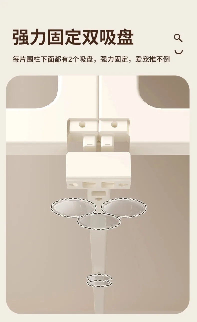 Minimalist Style Pet Supplies Pet Store Doghouse Acrylic Fence Small Pet Dog Interior Decoration Transparent Isolation Pet Bed