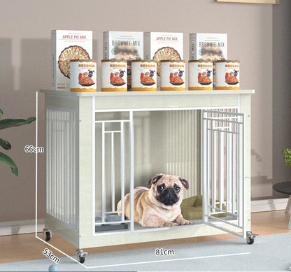 Heavy Duty Large Dogs Cage High Strength Steel Wood Easy To Install Dog Crate Pet Dog Kennel