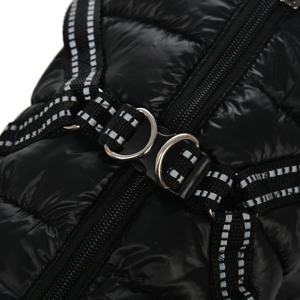 Winter Pet Jumpsuit Soft Warm Puppy Jacket Coat For Small Dogs Cats Zipper Solid Apparel Chihuahua French Bulldog Sphynx Costume