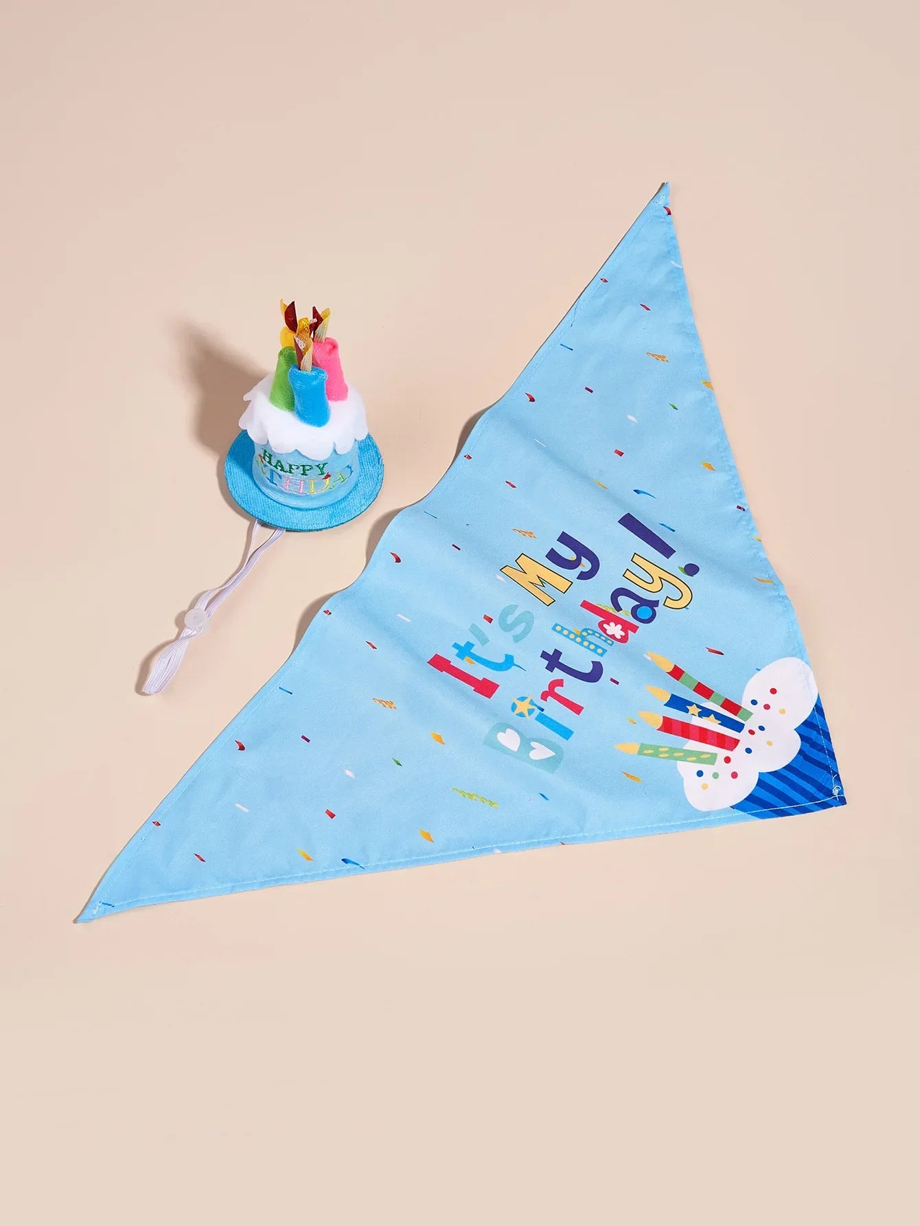 Dog Happy Birthday Decoration Dog Costume Hats Bowknot Bandana Neckerchief Bibs Banners Party Cat Dog Pets Accessories Perros