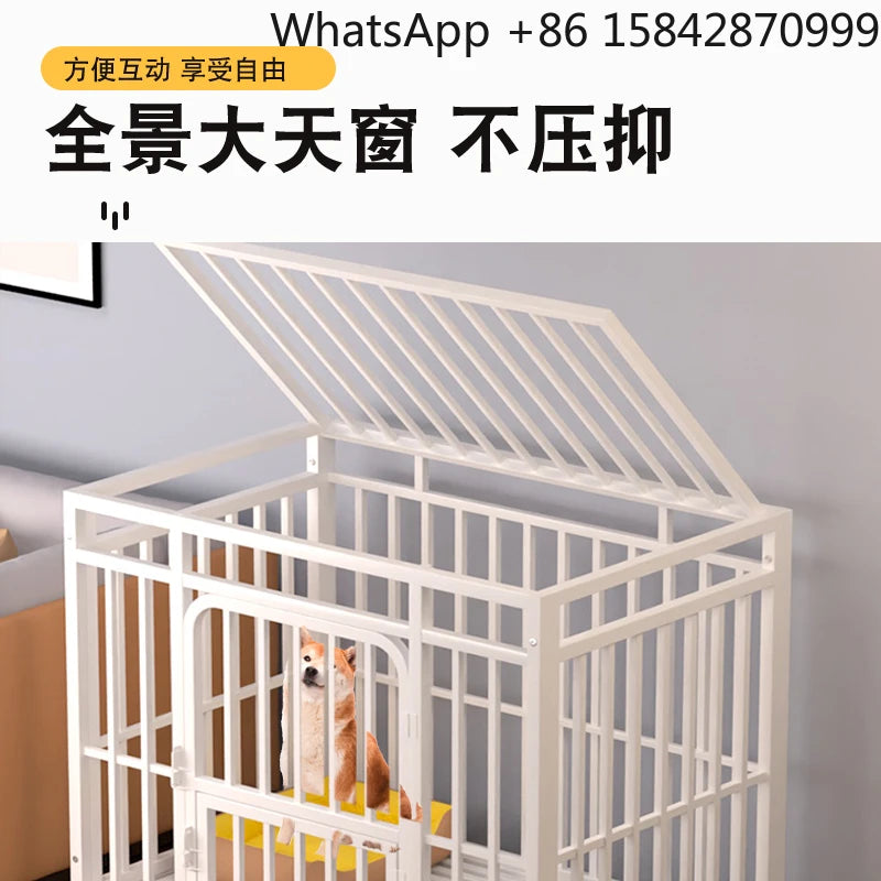 the ROLL-AWAY KENNEL - Bold Reinforced Dog Cage