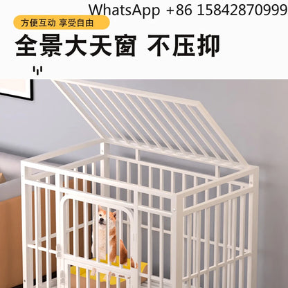 the ROLL-AWAY KENNEL - Bold Reinforced Dog Cage