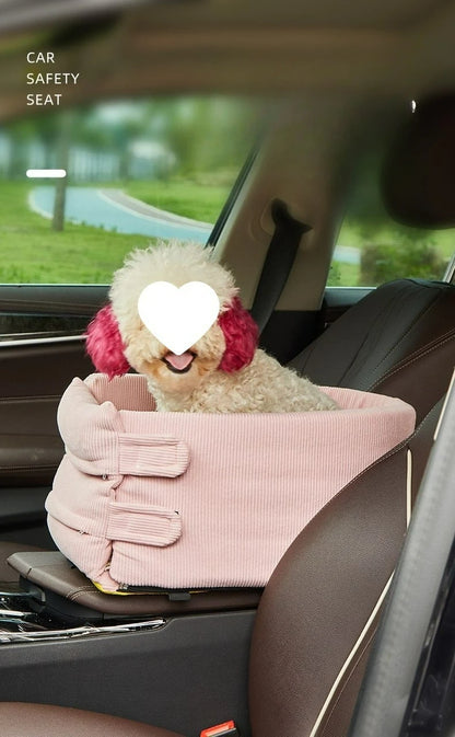 Dog Car Seat Bed Car Central Dog Car Seat Bed Portable Dog Carrier for Small Dogs Cats Safety Travel Bag Dog Accessories