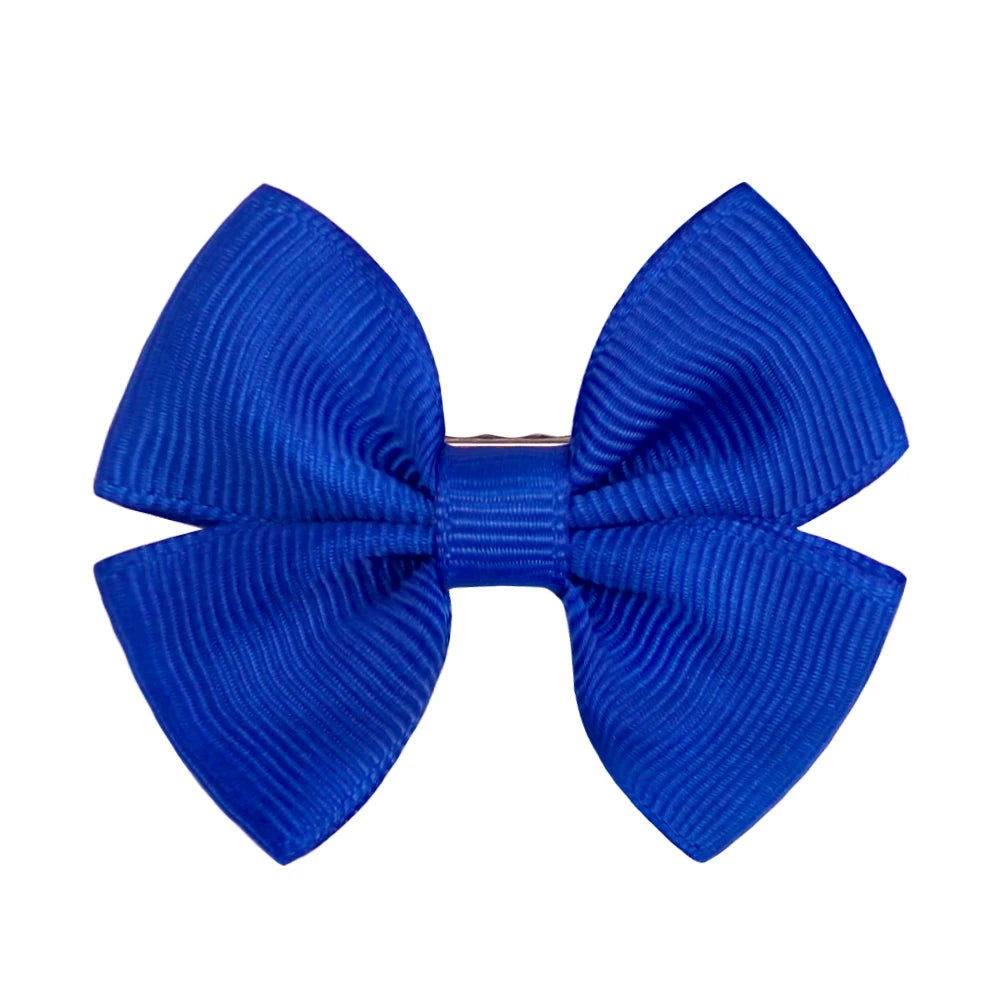 2PCS Solid Dog Bows Dog Hair Clips Pet Bowknot Doggly Hair Grooming Products For Puppy Kitten Dog Hair Barrette Pet Accessories