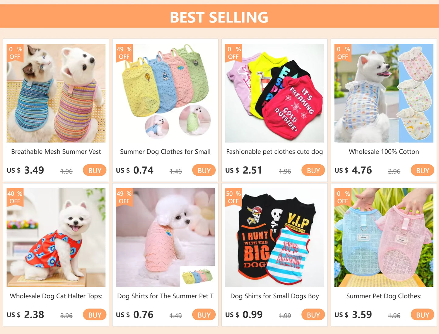 Pet Clothes for Small Dogs Cats Shirt for The Summer Dog Clothes for Chihuahua Corgi Bichon Poodle Pug Papillon Teddy Pomeranian