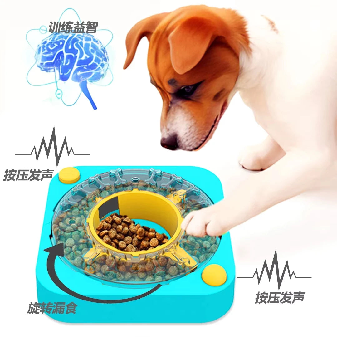 3in1 Interactive Dog Puzzle Toys - Fun Slow Feeder Brain Education Treat Puzzles with IQ Squeak Design - Educational Dog Toys